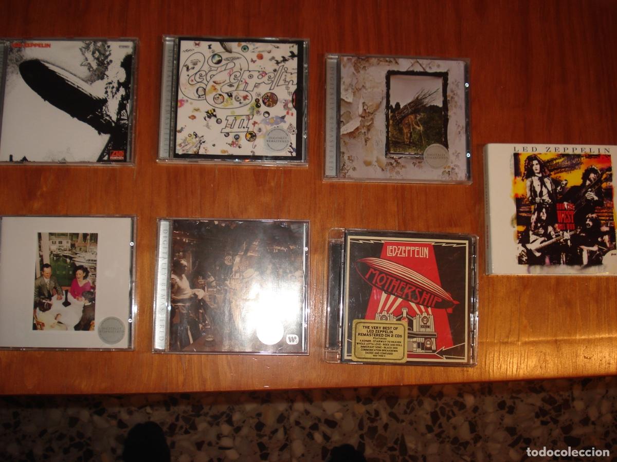 CDs de m&uacute;sica: Led Zeppelin Lote 7 CD I, III, IV, Presence, In through, How, Mothership