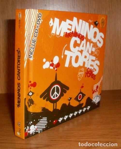CDs de m&uacute;sica: [CD+DVD]. MENI&Ntilde;OS CANTORES. APERTA MUSICAL ENTRE COLEXIOS DE GALICIA E NORTE DE PORTUGAL.