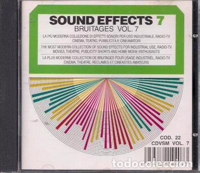 CDs de m&uacute;sica: Sound Effects 7 - Bruitages Vol. 7- 3254872144073