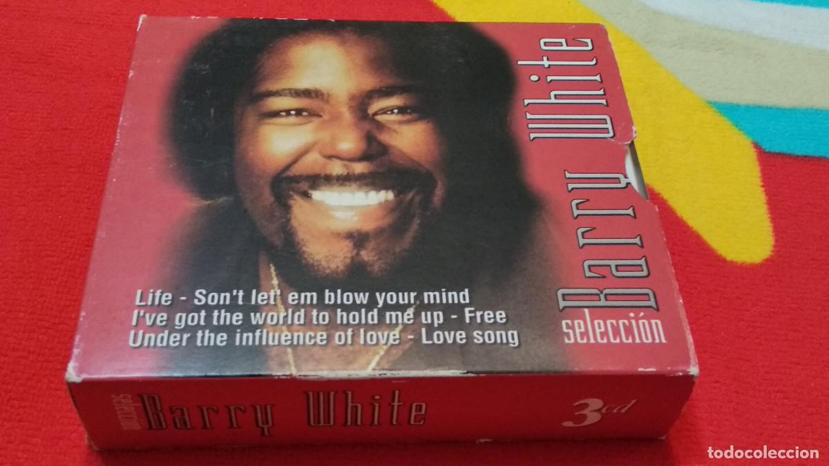 CDs de m&uacute;sica: BARRY WHITE SELECCION TRIPLE 3 CD&acute;S 2004 DISQUERIA 42 CANCIONES 2 CD&acute;S PRECINTADOS Y 1 ABIERTO NUEVO