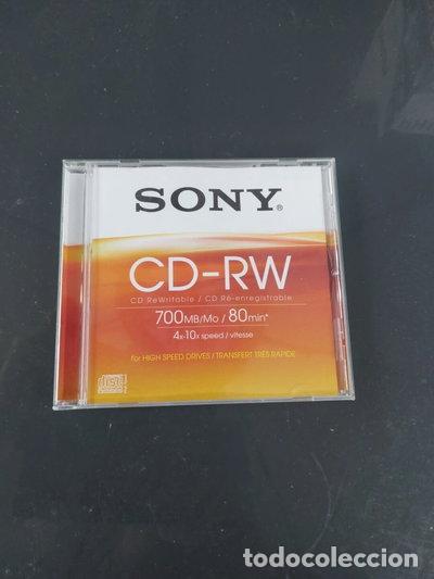 CDs de m&uacute;sica: Sony CD-RW 700MB- 4901780778959