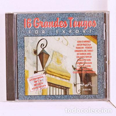 CDs de m&uacute;sica: 16 Grandes Tangos- 0078635317022
