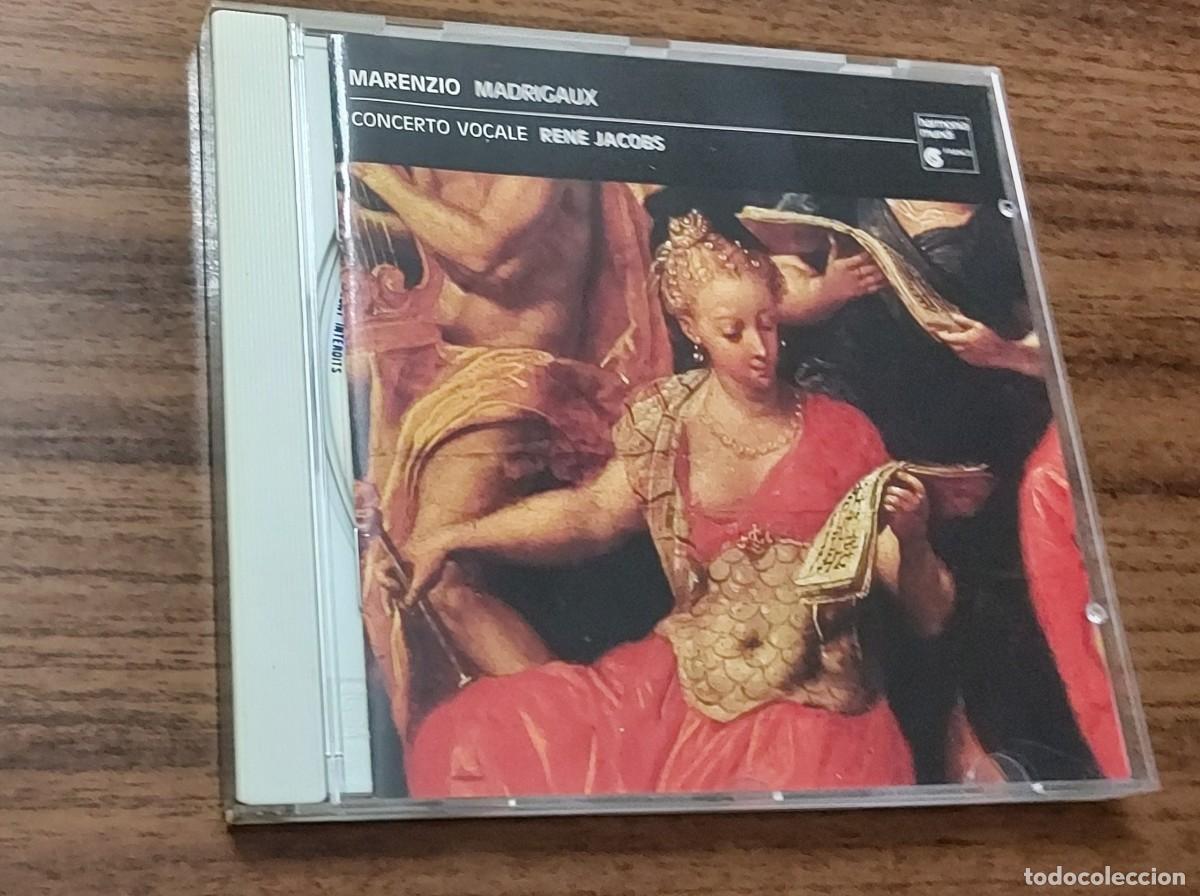 CDs de m&uacute;sica: MARENZIO - MADRIGALES - MADRIGAUX - CONCERTO VOCALE RENE JACOBS - CD ALBUM HARMONIA MUNDI - GERMANY