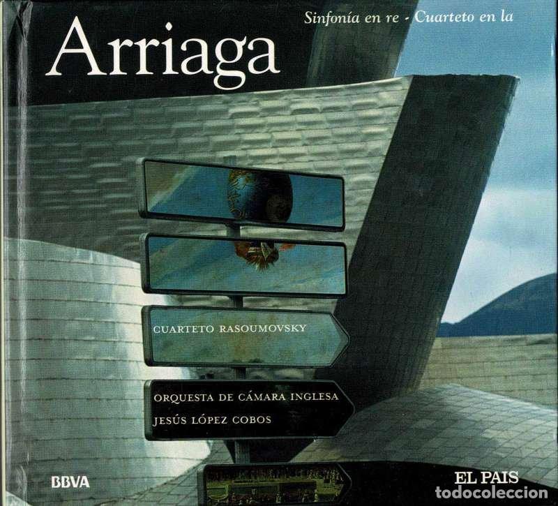 CDs de m&uacute;sica: Arriaga - Sinfon&iacute;a en re - Cuarteto en la. CD