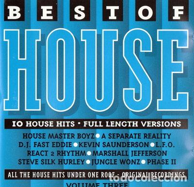 CDs de m&uacute;sica: Best of House Volume Three- 5018524061822