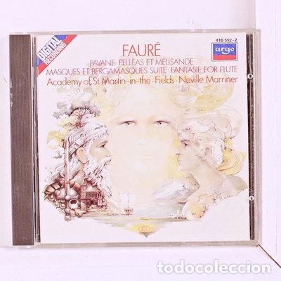 CDs de m&uacute;sica: Faur&eacute;: Pavane, Pell&eacute;as et M&eacute;lisande, Masques et Bergamasques, Fantaisie- 0028941055224