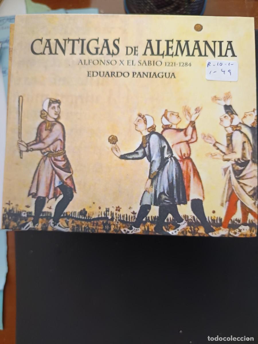 CDs de m&uacute;sica: CANTIGAS DE ALEMANIA. ALFONSO X EL SABIO, 1221-1284. EDUARDO PANIAGUA