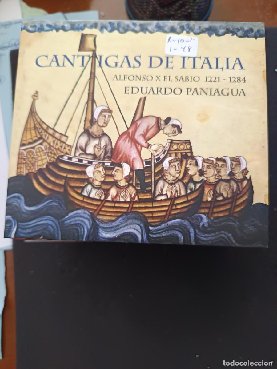 CDs de m&uacute;sica: CANTIGAS DE ITALIA. ALFONSO X EL SABIO, 1221-1284. EDUARDO PANIAGUA