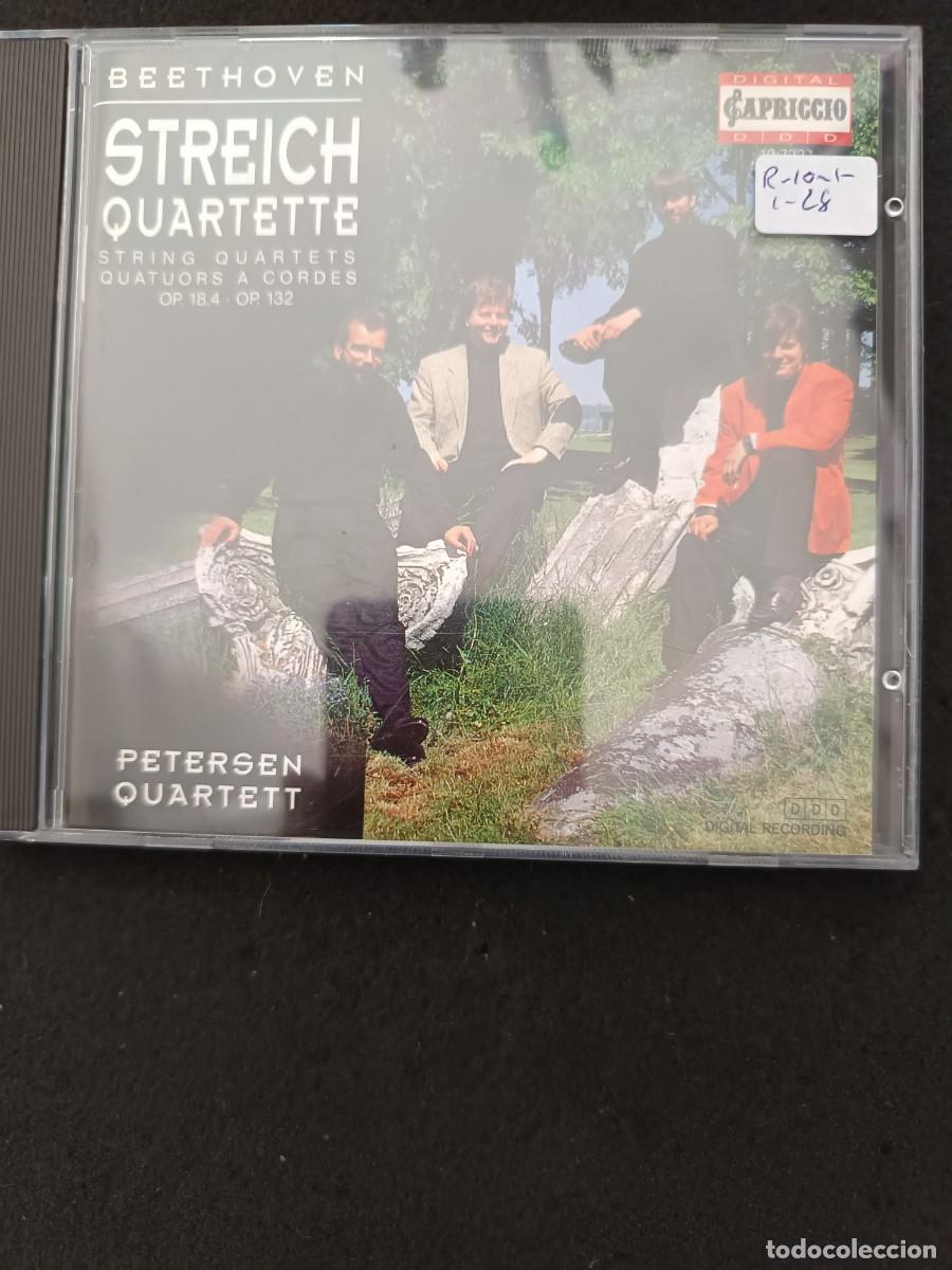CDs de m&uacute;sica: BEETHOVEN: STREICH QUARTETE. OP. 18.4, OP.132.- PETERSON QUARTET