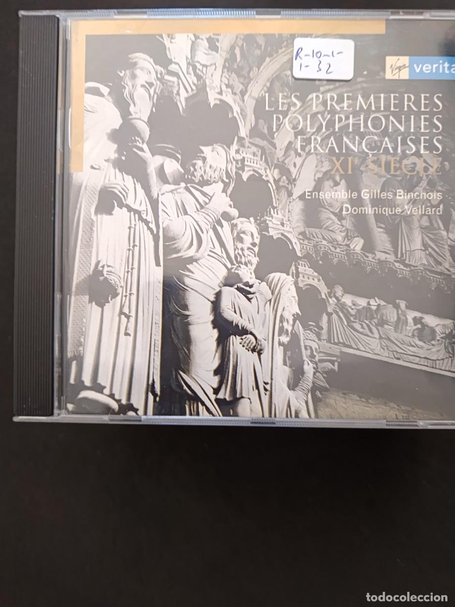 CDs de m&uacute;sica: LES PREMIERES POLYPHONIES FRA&Ccedil;AISES. XI SIECLE. ENSEMBLE GILLES BINCHOIS. DIR.: DOMINIQUE VELLARD