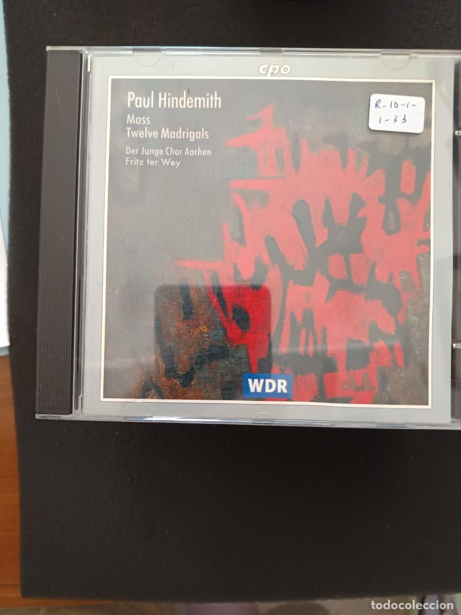 CDs de m&uacute;sica: PAUL HINDEMITH: MASS / TWELVE MADRIGALS. DER JUNGE CHOR AACHEN. FRITZ TER WEY
