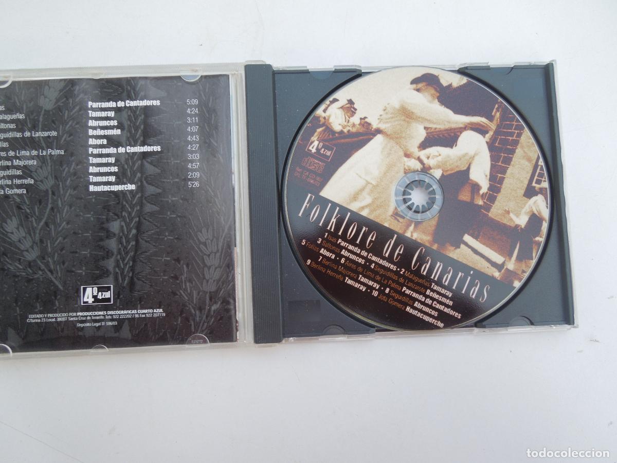 CDs de m&uacute;sica: FOLKLORE DE CANARIAS - ISLAS CANARIAS - CD -2003 - Foto 2