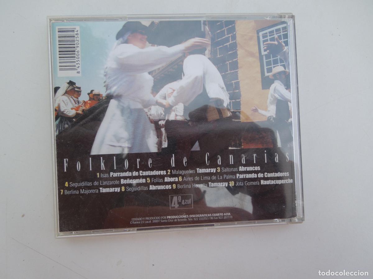 CDs de m&uacute;sica: FOLKLORE DE CANARIAS - ISLAS CANARIAS - CD -2003 - Foto 3