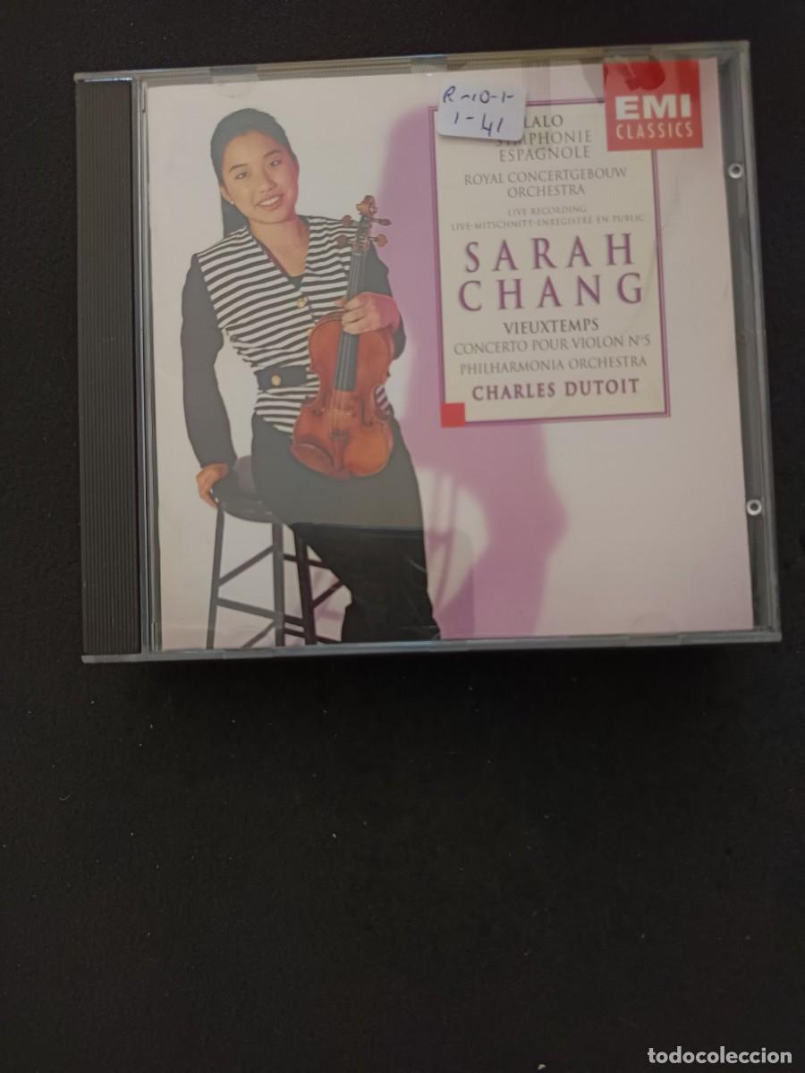 CDs de m&uacute;sica: SARAH CHANG (PIANO). VIEUXTEMPS: VIOLIN CONCERTO 5 / LALO: SYMPHONIE ESPAGNOLE. DIR.: CHARLES DUTOIT