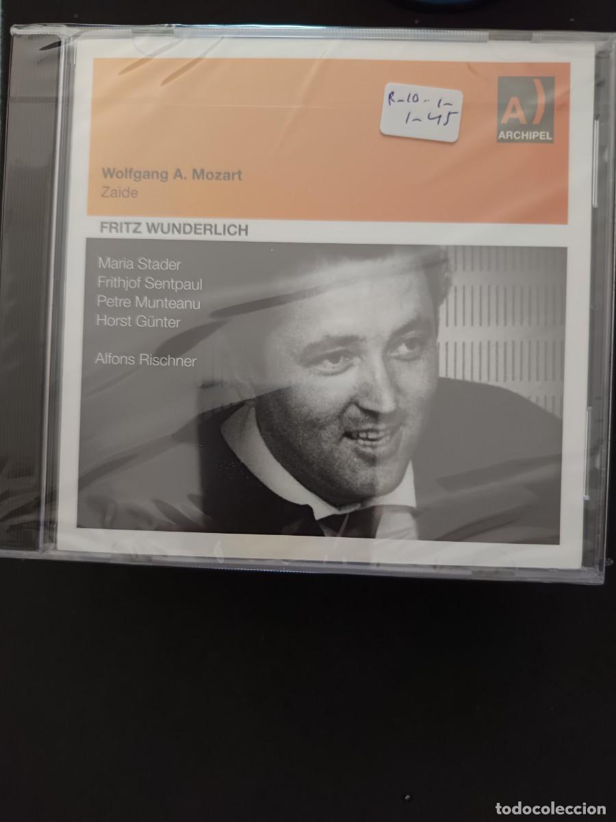 Music CDs: FRITZ WUNDERLICH. MOZART: ZAIDE. DIR.: ALFONS RISCHNER. LIEDERHALLE, STUTTGART, 23.10.1956