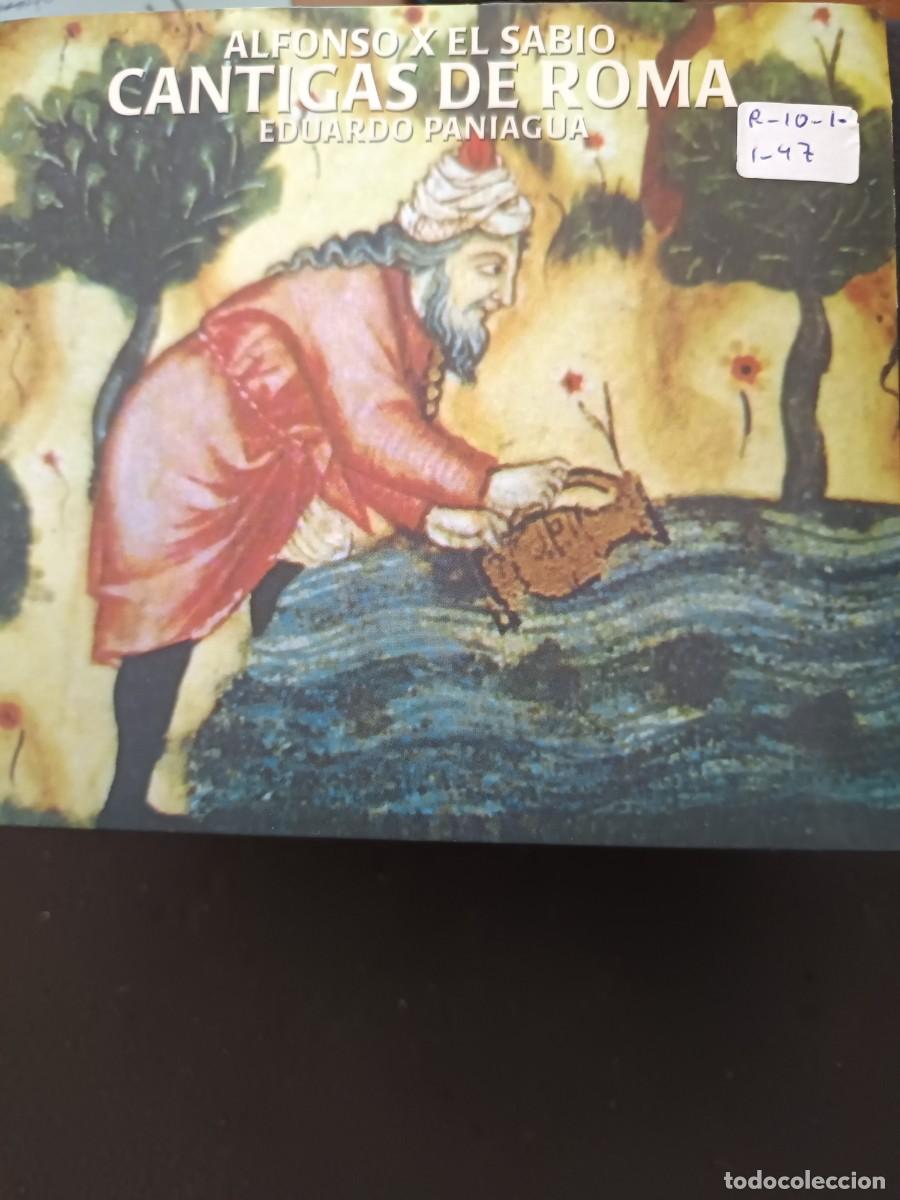 CDs de m&uacute;sica: ALFONSO X EL SABIO. CANTIGAS DE ROMA. EDUARDO PANIAGUA