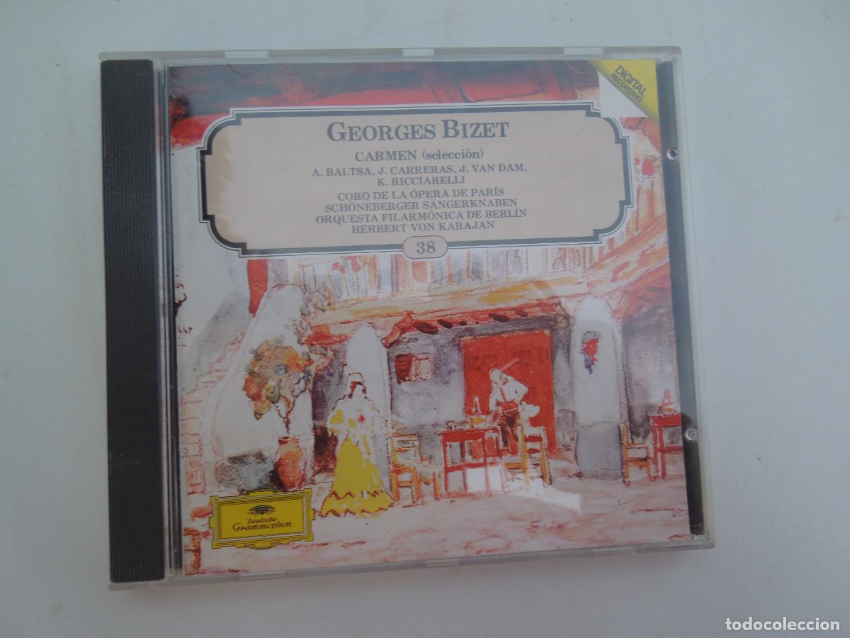 CDs de m&uacute;sica: GEORGES BIZET- CARMEN - SELECCION -HERBERT VON KARAJAN - 1994- Deutsche Grammophon