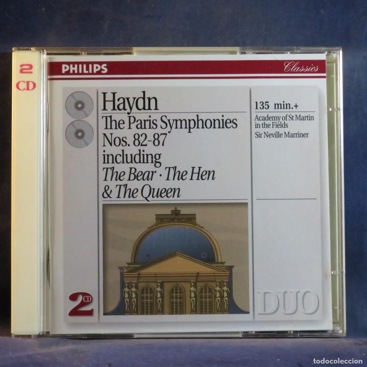 CDs de m&uacute;sica: HAYDN, SIR NEVILLE MARRINER, ACADEMY OF ST. MARTIN IN THE FIELDS &ndash; THE PARIS SYMPHONIES 82-87 - 2CD