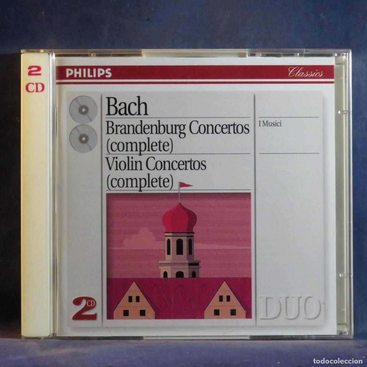 CDs de m&uacute;sica: BACH, I MUSICI &ndash; BRANDENBURG CONCERTOS (COMPLETE), VIOLIN CONCERTOS (COMPLETE) - 2 CD