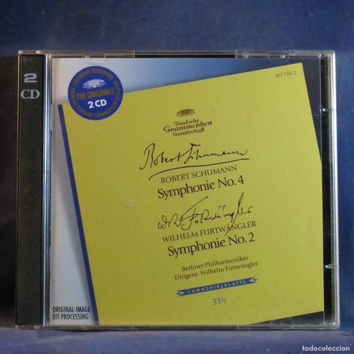 CDs de m&uacute;sica: ROBERT SCHUMANN / WILHELM FURTW&Auml;NGLER &ndash; BERLINER PHILHARMONIKER &ndash; SYMPHONIE NO. 2 Y 4 - 2 CD