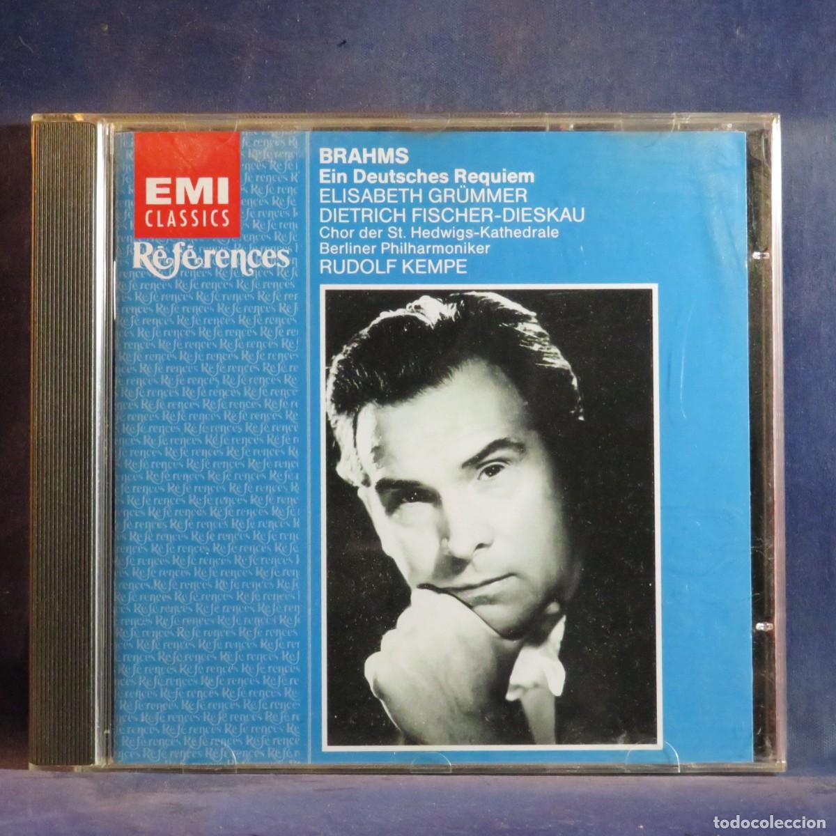 CDs de m&uacute;sica: BRAHMS - ELISABETH GR&Uuml;MMER, DIETRICH FISCHER - EIN DEUTSCHES REQUIEM - CD