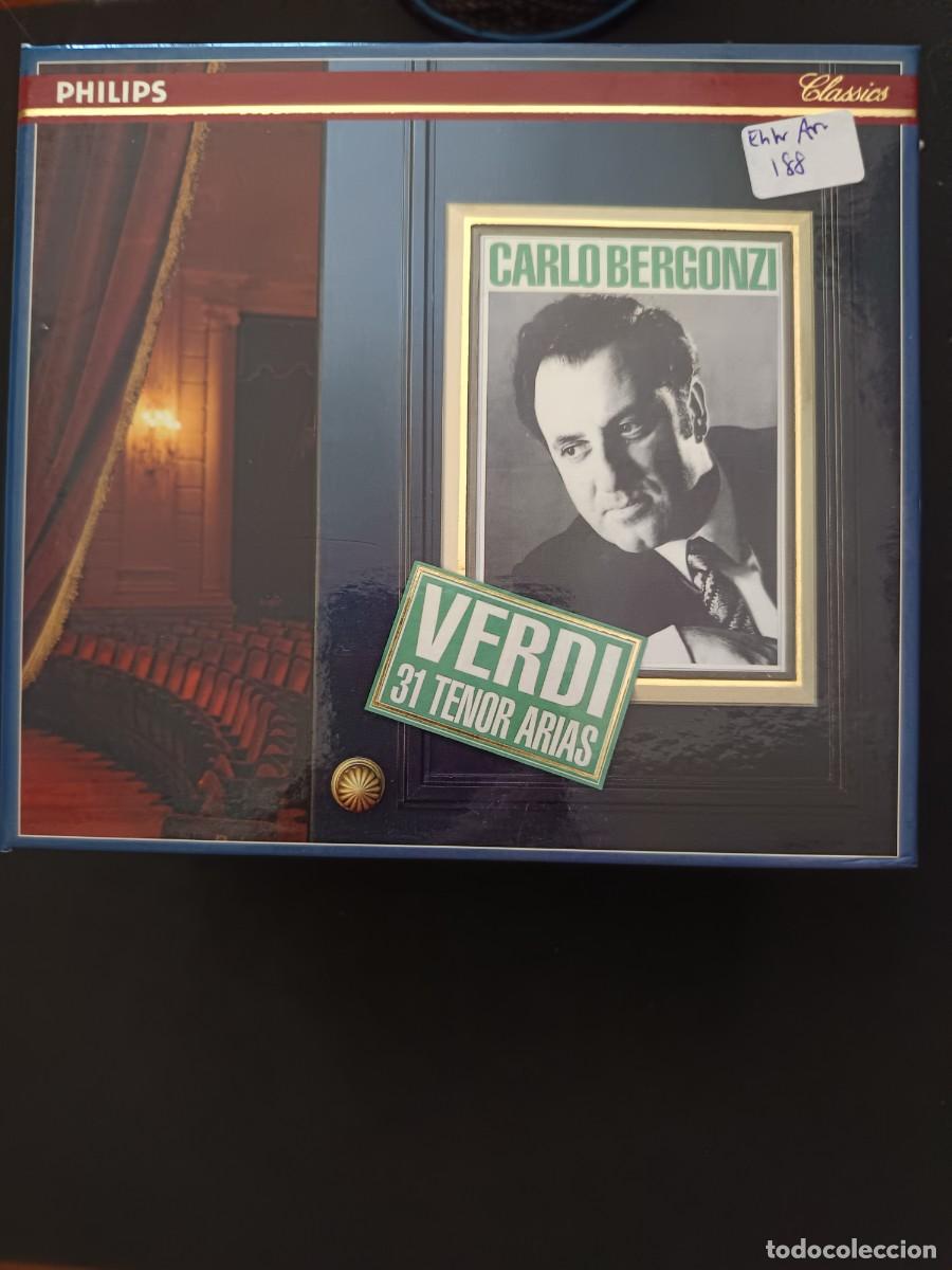 CDs de m&uacute;sica: CAJA 3 CD. CARLO BERGONZI. VERDI. 31 TENOR ARIAS.
