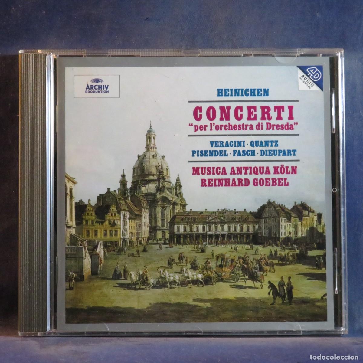 CDs de m&uacute;sica: HEINICHEN &bull; VERACINI &bull; QUANTZ &bull; PISENDEL &bull; FASCH - MUSICA ANTIQUA K&Ouml;LN, REINHARD GOEBEL - CD