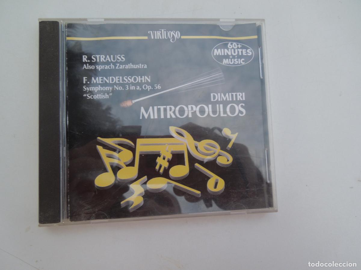 CDs de m&uacute;sica: STRAUSS - MENDELSSOHN - DIMITRI MITROPOULOS - CD 1988