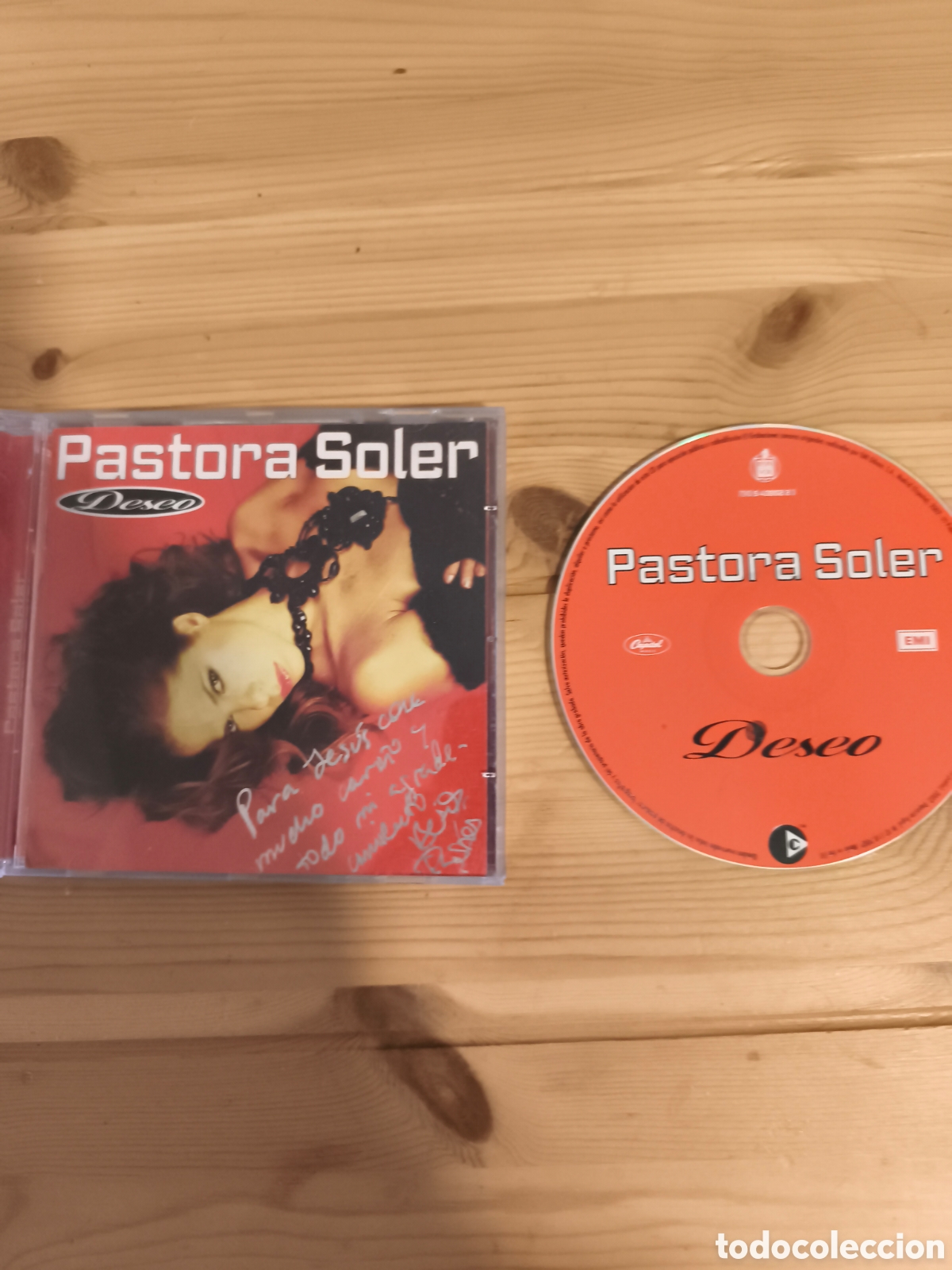 CDs de Musique: Antiguo CD de Pastora Soler Deseo firmado