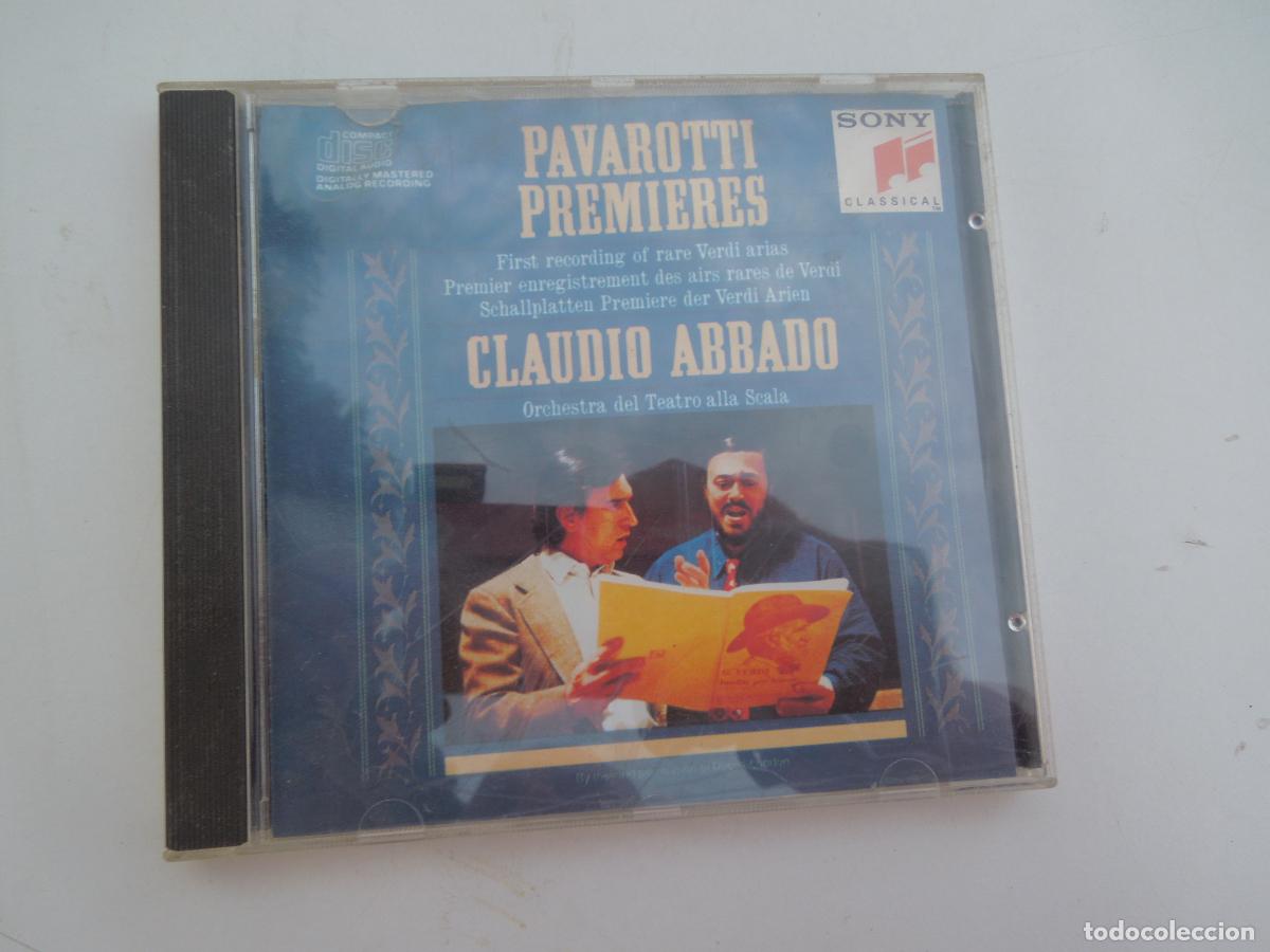CDs de m&uacute;sica: PAVAROTTI - PREMIERES - CLAUDIO ABBADO - VERDI . 1813-1901 - CD SONY