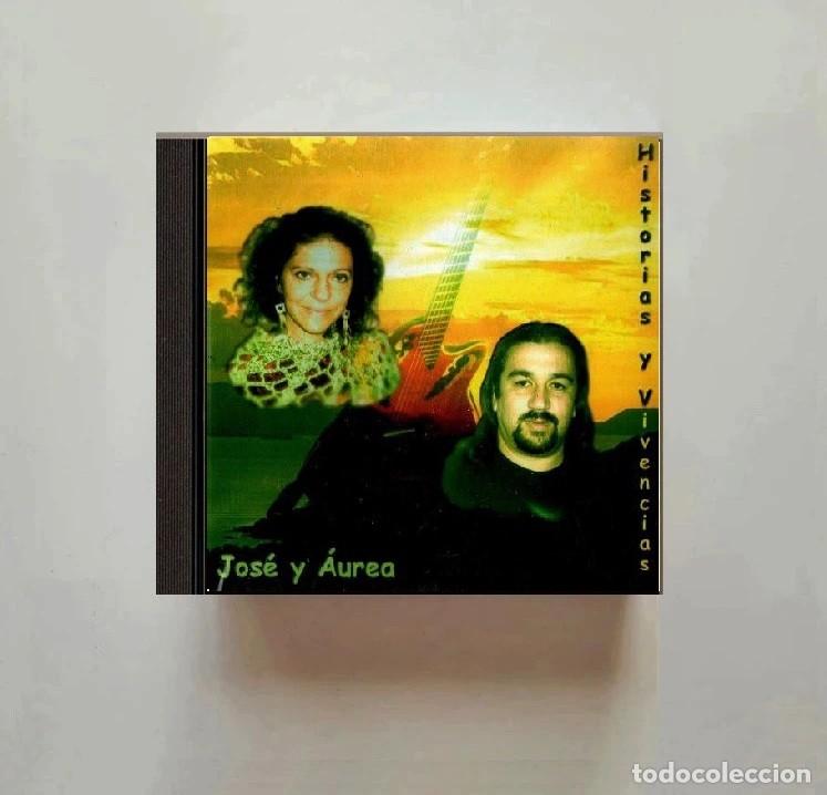 CDs de m&uacute;sica: [PRECINTADO]. JOSE Y AUREA. HISTORIAS VIVENCIAS. TROVADORES URBANOS DE VIGO. GALICIA. CD.
