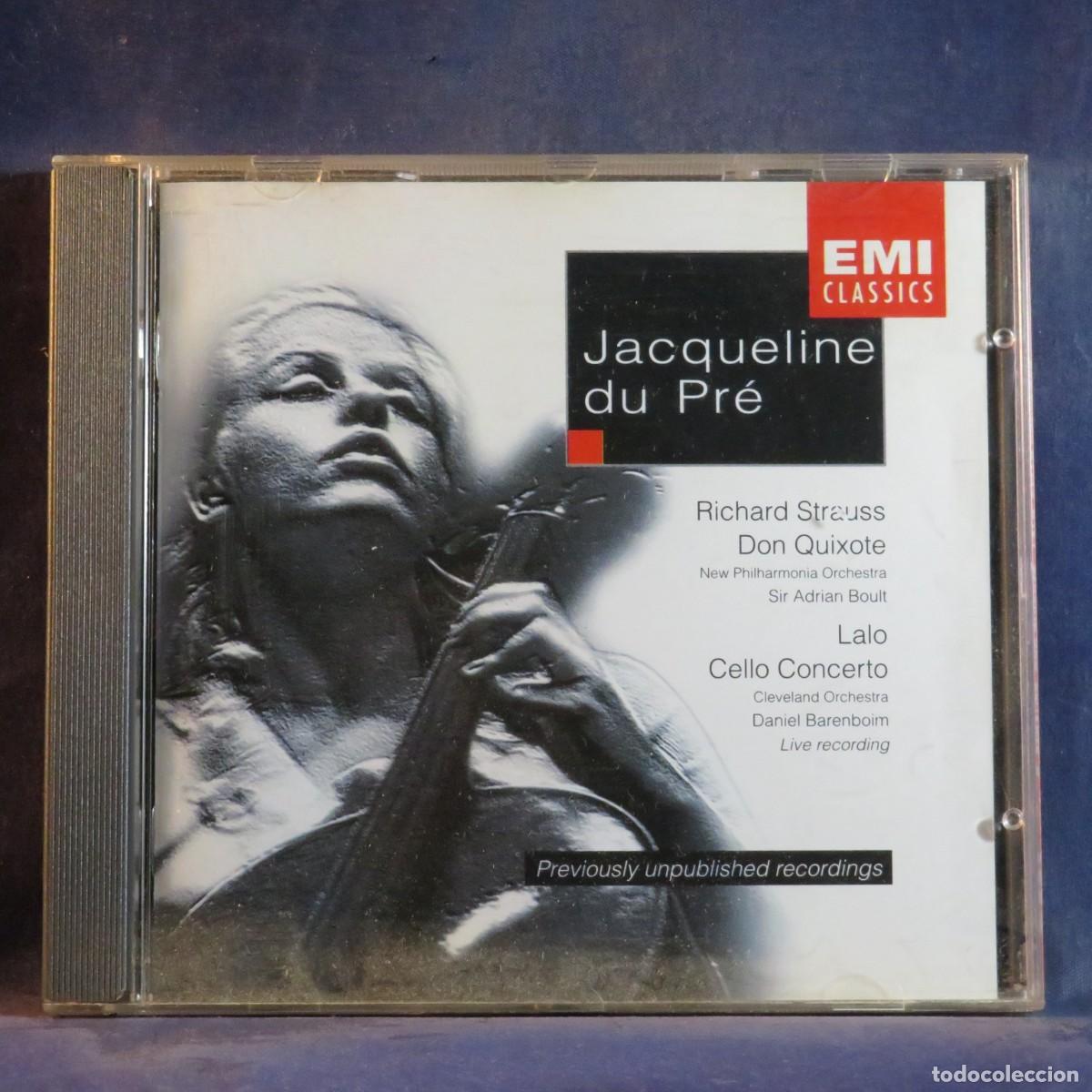 CDs de m&uacute;sica: JACQUELINE DU PR&Eacute; - R. STRAUSS / LALO &ndash; DON QUIXOTE / CELLO CONCERTO - CD