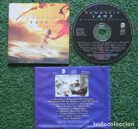 CDs de m&uacute;sica: VANGELIS ** 1492: Conquest Of Paradise ** CD ALEMANIA