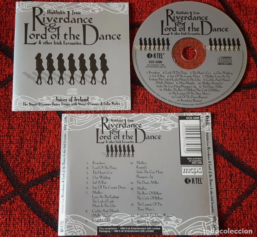 CDs de m&uacute;sica: RIVERDANCE & LORD OF THE DANCE ** Highlights ** CD 1998 UK