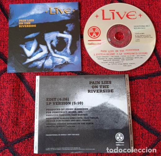 CDs de m&uacute;sica: LIVE ** Pain Lies On The Riverside ** CD SINGLE PROMOCIONAL 1992
