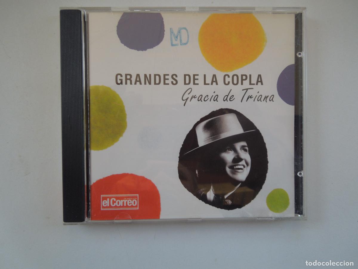 CDs de m&uacute;sica: GRACIA DE TRIANA , GRANDES DE LA COPLA - CD FONOTRON 2002 EL CORREO