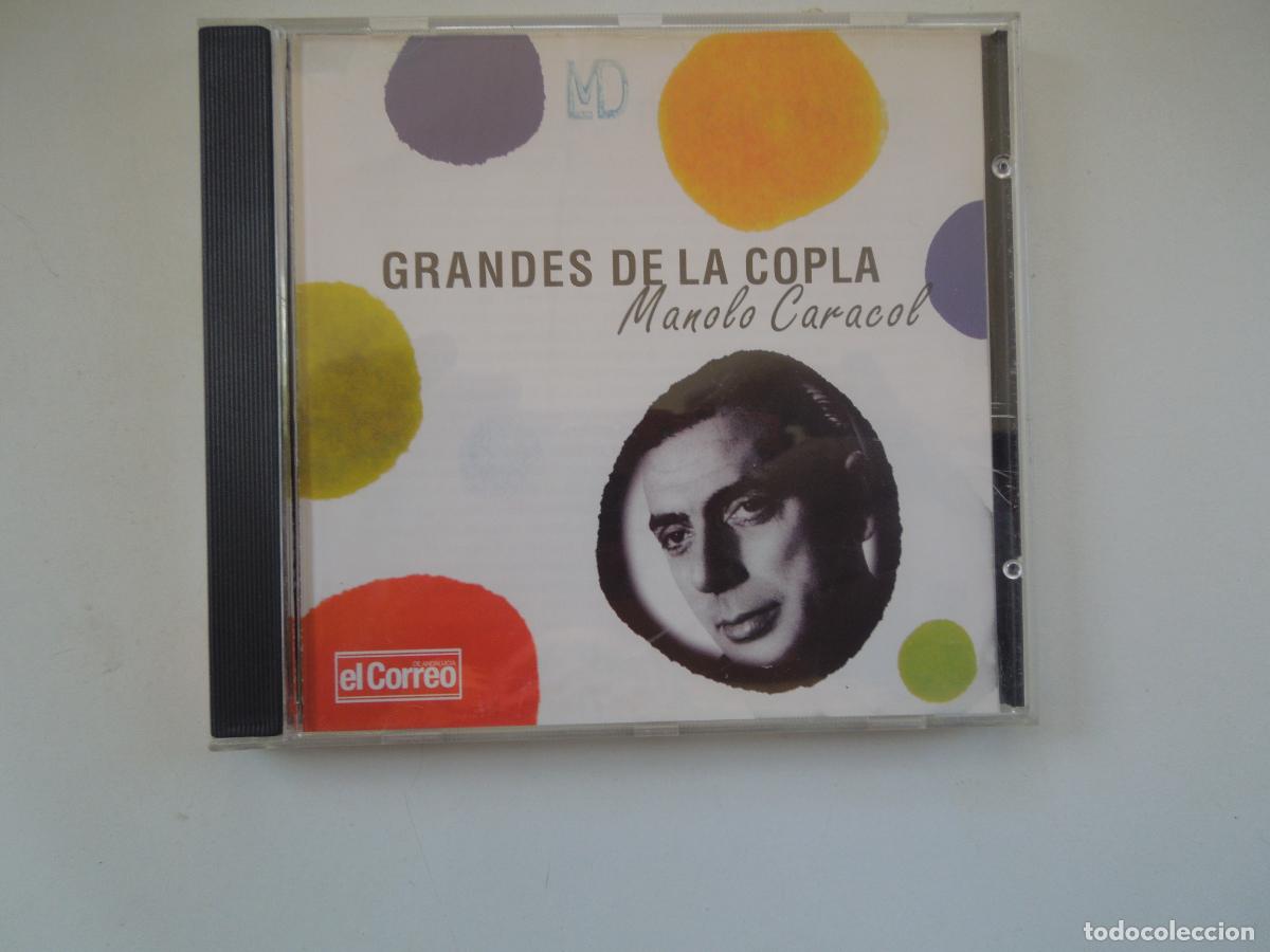 CDs de m&uacute;sica: MANOLO CARACOL , GRANDES DE LA COPLA - CD FONOTRON 2002 EL CORREO