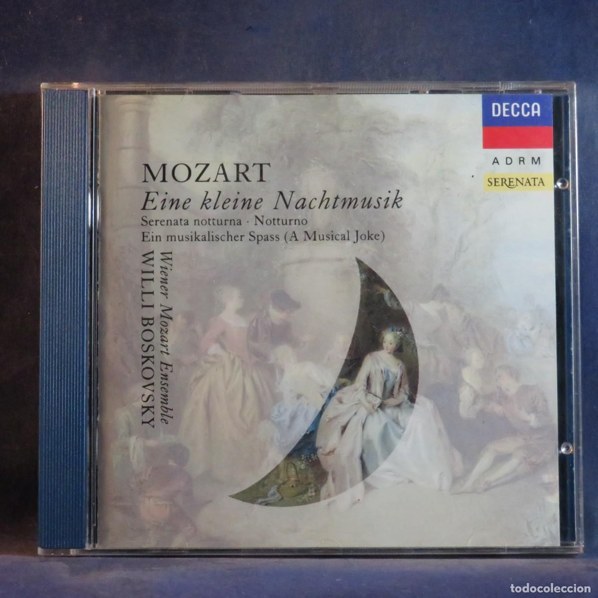 CDs de m&uacute;sica: MOZART, WILLI BOSKOVSKY, WIENER MOZART ENSEMBLE &ndash; EIN MUSIKALISCHER SPASS = A MUSICAL JOKE - CD
