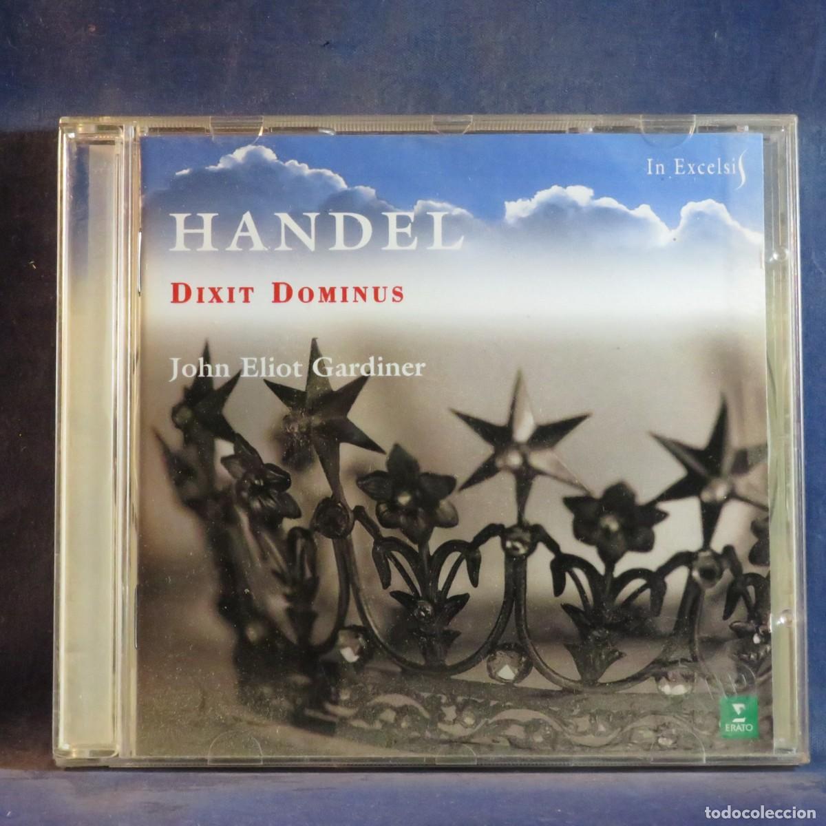 CDs de m&uacute;sica: HANDEL, MONTEVERDI CHOIR, MONTEVERDI ORCHESTRA, JOHN ELIOT GARDINER &ndash; DIXIT DOMINUS - CD