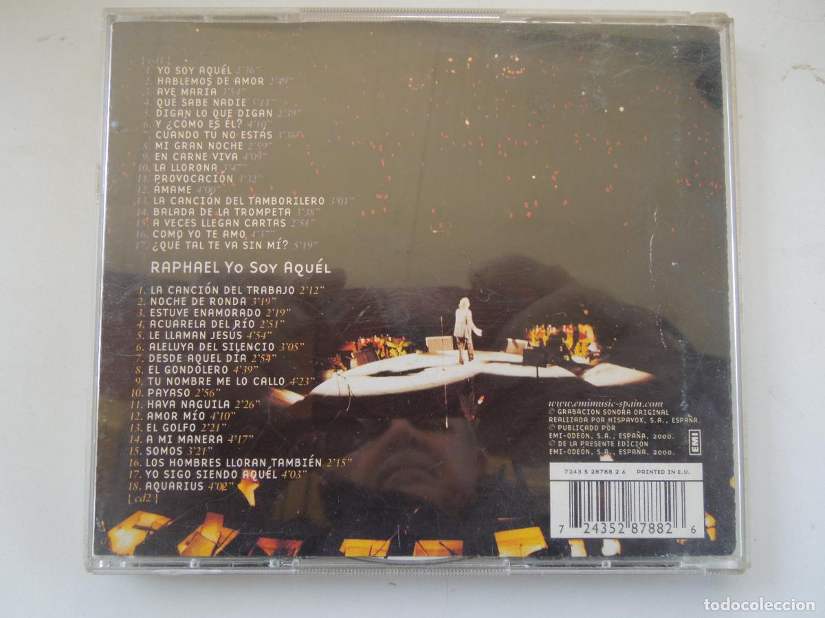 CDs de m&uacute;sica: RAPHAEL - YO SOY AQUEL - DOBLE CD - SUS &Eacute;XITOS REMASTERIZADOS - EMI 2000 - Foto 4