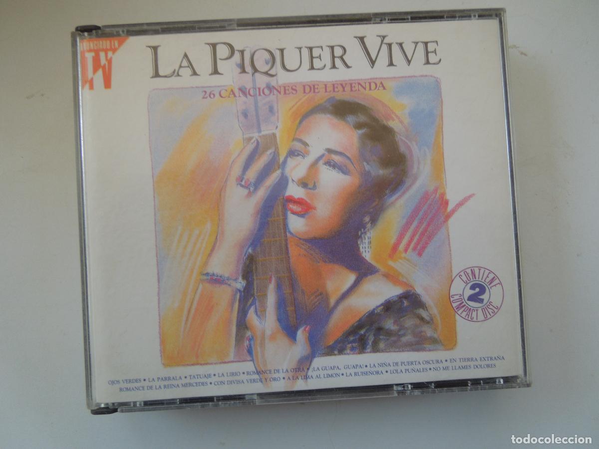 CDs de m&uacute;sica: LA PIQUER VIVE - 26 CANCIONES DE LEYENDA - DOBLE CD -EMI 1991