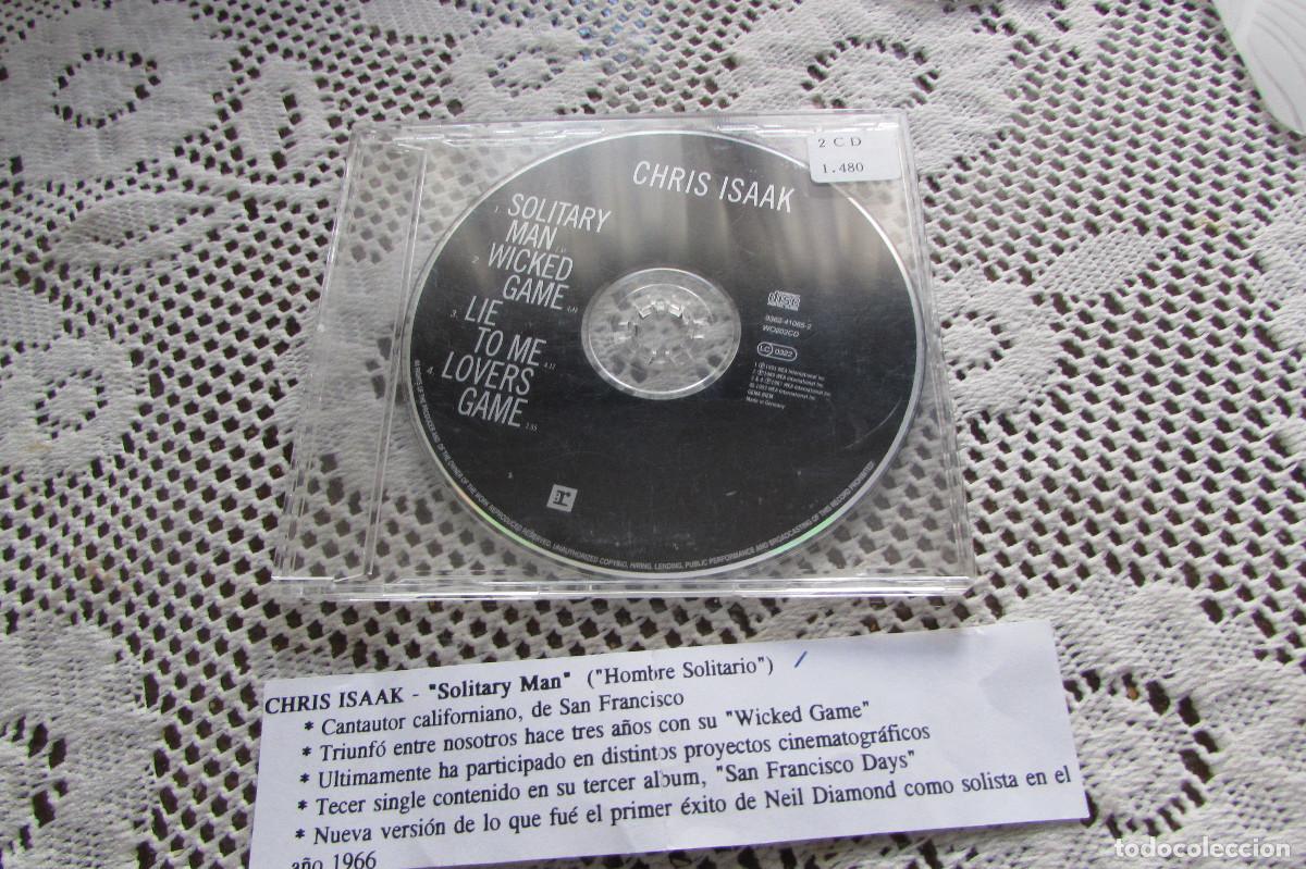 CDs de m&uacute;sica: CHRIS ISAAK SOLITARY MAN 4 TEMAS CD CADENA 100