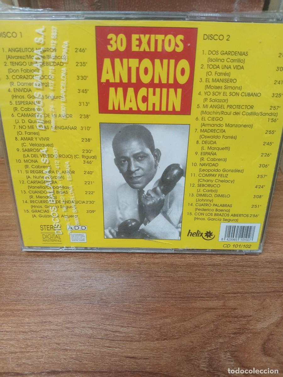 CDs de m&uacute;sica: ANTONIO MACHIN - 30 GRANDES EXITOS - 2 CDS - Foto 2