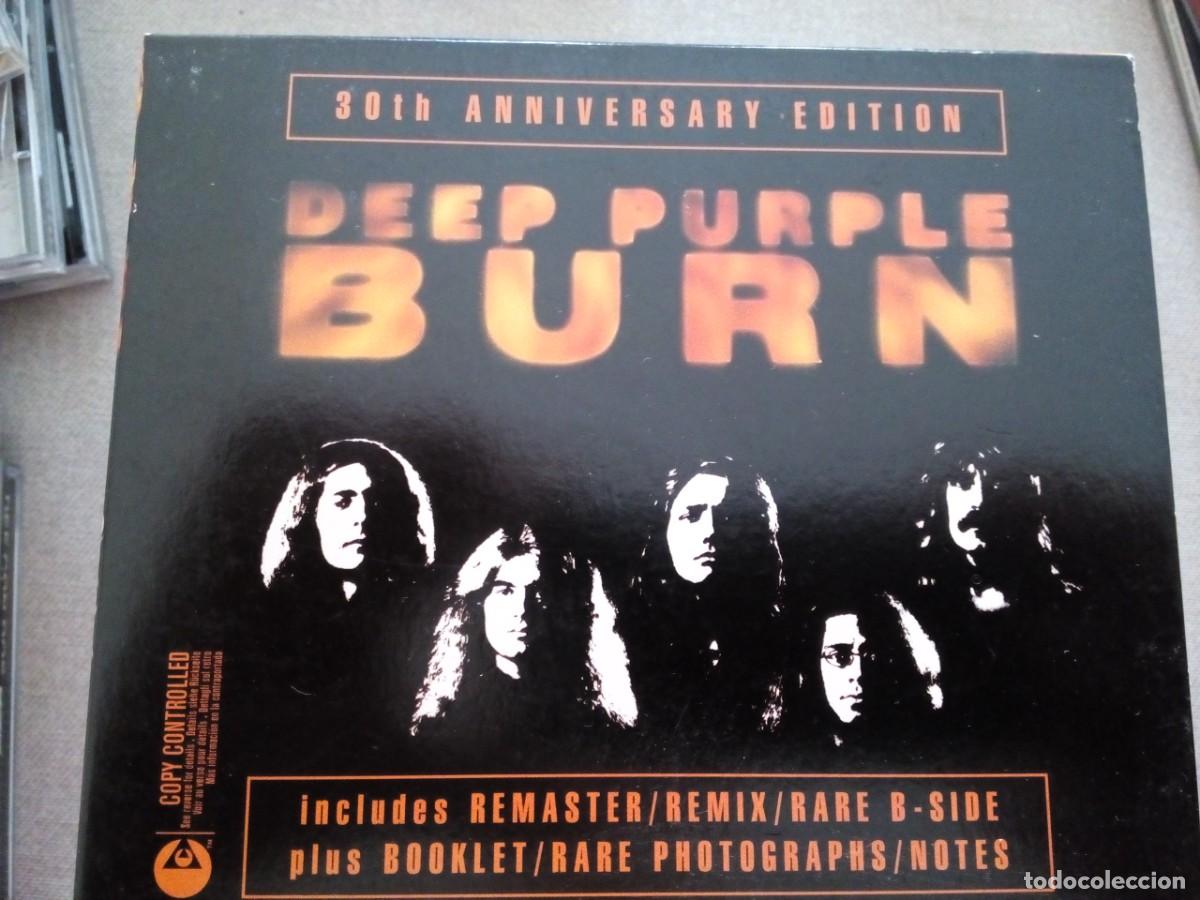 CDs de m&uacute;sica: DEEP PURPLE BURN 30th ANNIVERSARY EDITION CD + BONUS TRACKS FUNDA CARTON
