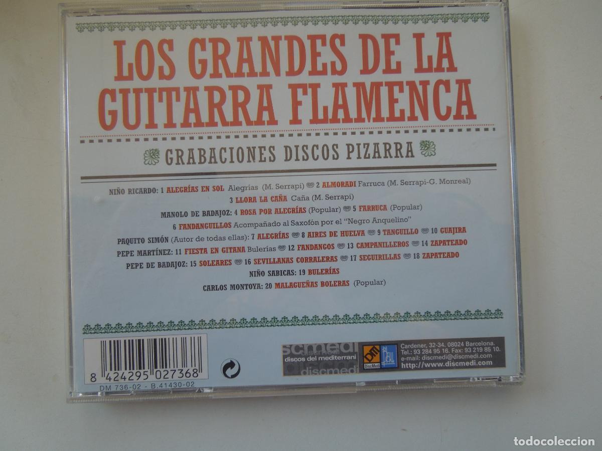 CDs de m&uacute;sica: LOS GRANDES DE LA GUITARRA FLAMENCA VOL 1 -GRABACIONES DISCOS PIZARRA A&Ntilde;OS 1935-50 - CD 2002