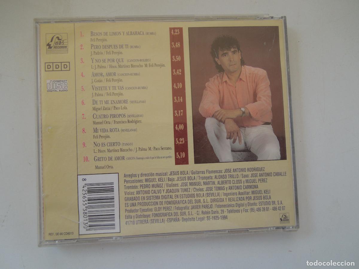 CDs de m&uacute;sica: MANUEL ORTA - GRITO DE AMOR - CD 1994-DDD - Foto 3