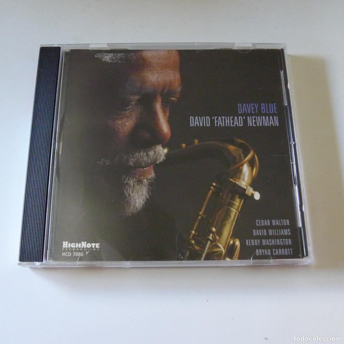 CDs de m&uacute;sica: David 'Fathead' Newman &ndash; Davey Blue CD edicion US