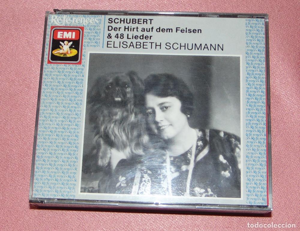 CD di Musica: SCHUBERT - DER HIRT AUF DEM FELSEN - 48 LIEDER - ELISABETH SCHUMANN - EMI REFERENCES 2 CD - GERMANY
