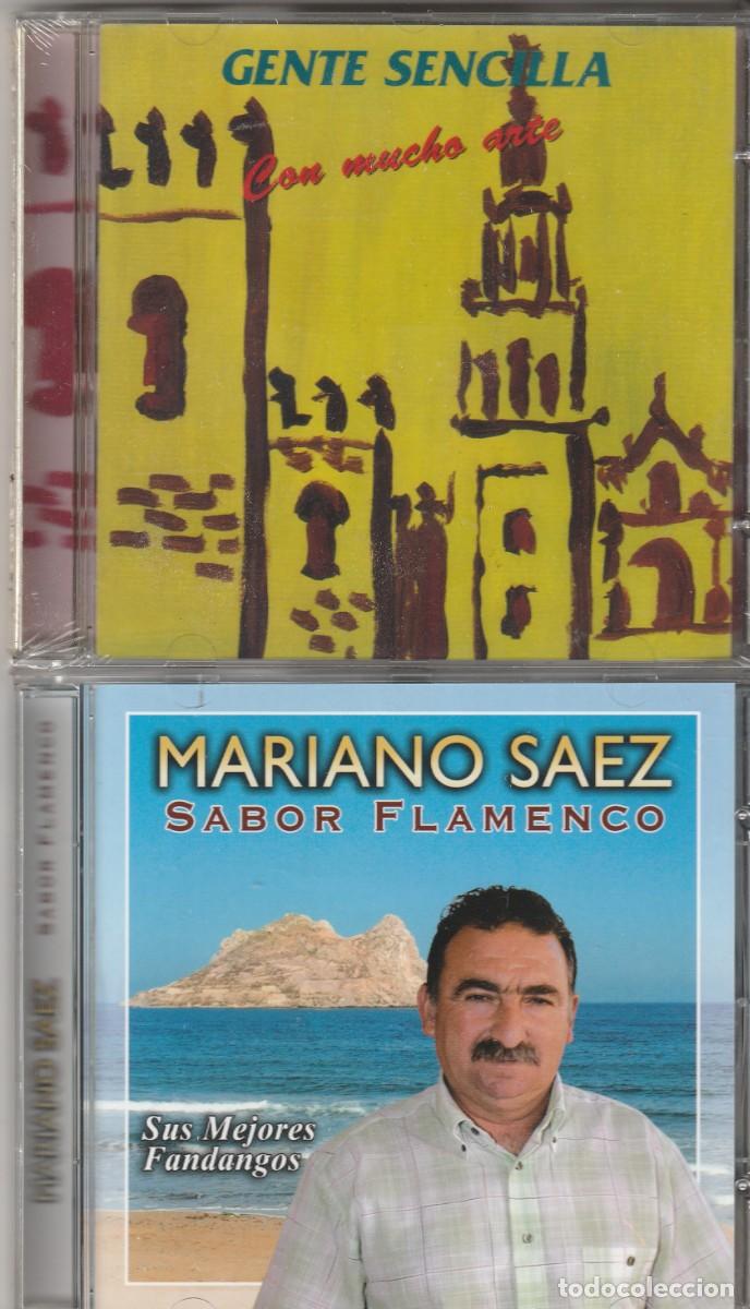 CDs de m&uacute;sica: 2 CDS -GENTE SENCILLA-CON MUCHO ARTE + MARIANO SAEZ SABOR FLAMENCO-((NUEVO & PRECINTADO )))