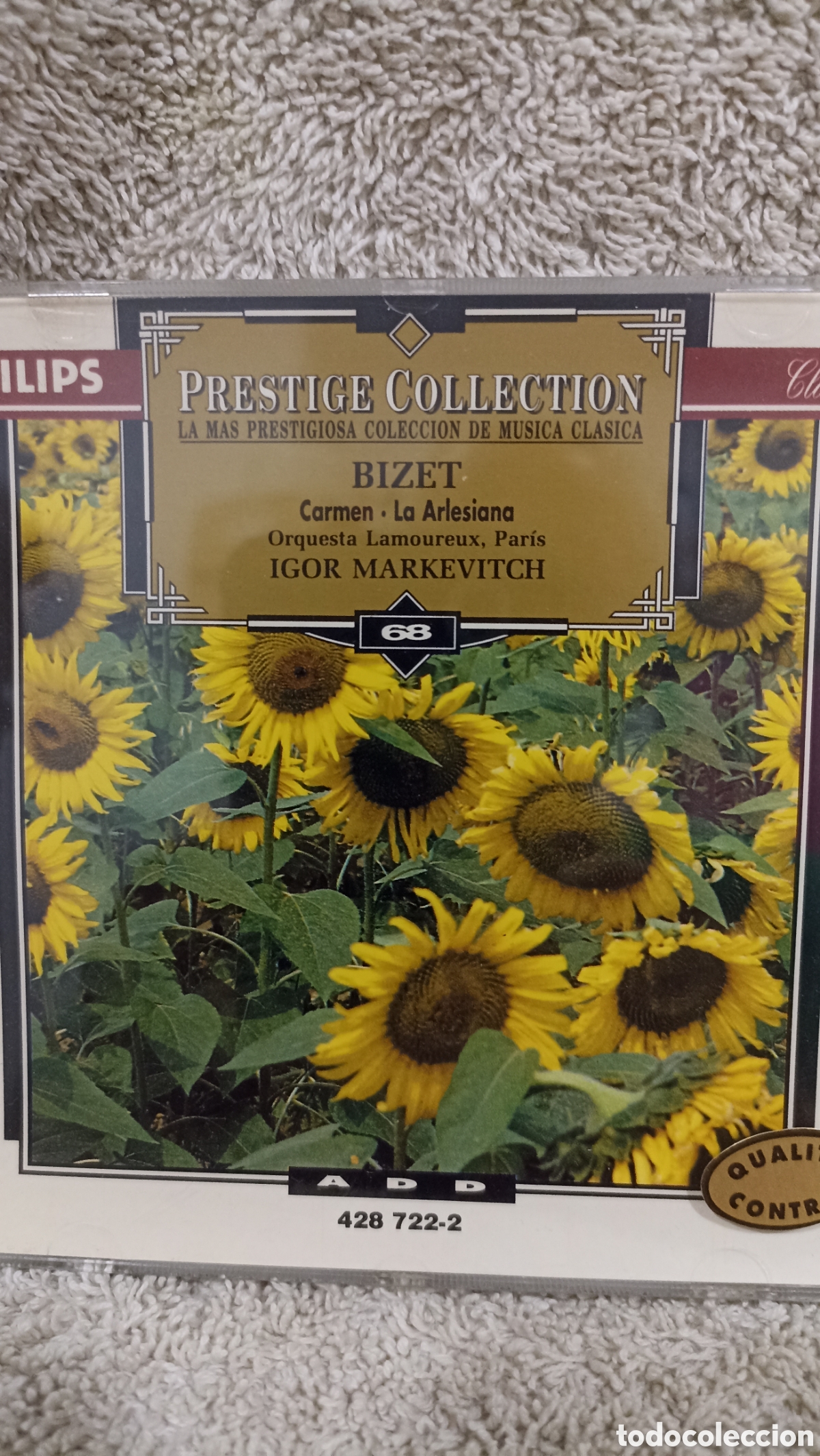 CDs de m&uacute;sica: MINT! Bizet.&rdquo;Carmen&rdquo; y &rdquo;La Arlesiana&rdquo; interpretadas por la Orquesta Lamoureux de Par&iacute;s